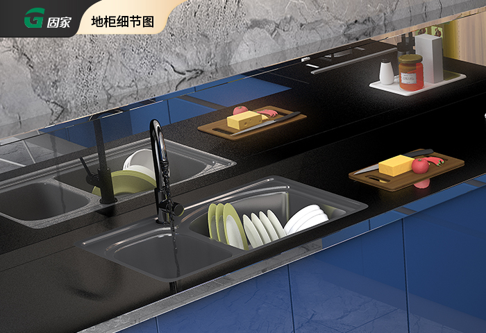 翡翠藍(lán)地柜+